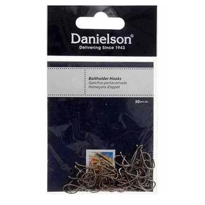 HOOK BAITHOLDER BRZ 50-pk sz 6