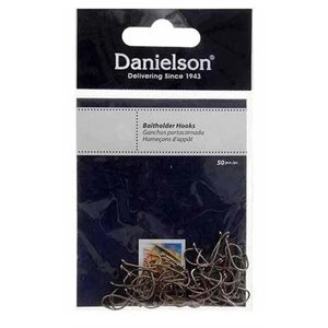 HOOK BAITHOLDER BRZ 50-pk sz 6