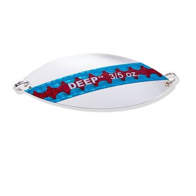 WABBLER DEEP - 3 / 5OZ ON RACKBLUE & RED TAPE SILVER