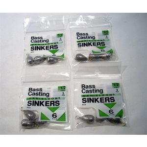 SINKER BASS CAST 1 / 8 oz sz 10