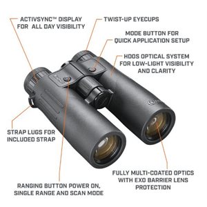 10x42mm Fusion X Black Active Display, Box 5L