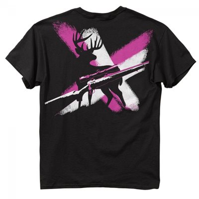 CROSS AND GUN WOMENS BLACK *