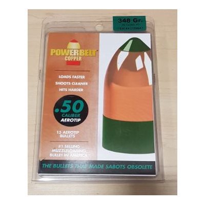 PowerBeltä Bullets – 15 pk .50 Cal. 348 gr. Copper,