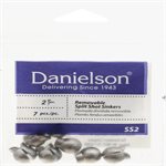 Danielson SS2 Removable Split Shot Sinker Size 2 7pk