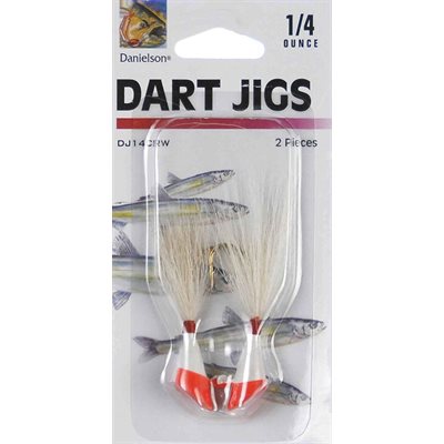 JIG DART 1 / 4 oz RED / WHT
