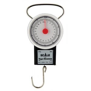SCALE DLX RND 50 lb w / 39" TAPE