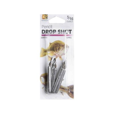 SINKER DROP SHOT PENCIL 3 / 16 oz
