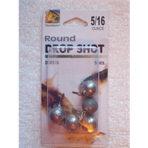 Danielson DSR516 Drop Shot Sinker 5 / 16oz 5pk