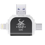 LIGHTNING TYPE C MICRO USB MICROSD