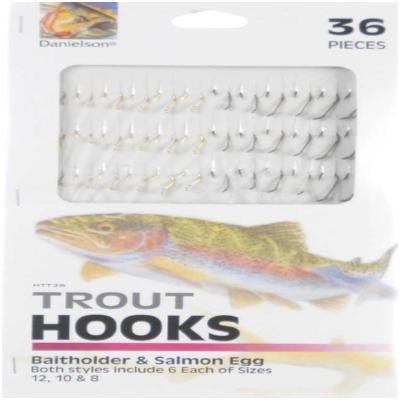HOOK SNELLED TROUT 36-pk