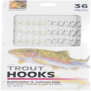 HOOK SNELLED TROUT 36-pk