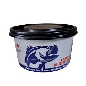 24 large Canadian Nightcrawlers