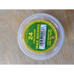 verres de cire blanc 24 unité et cp48