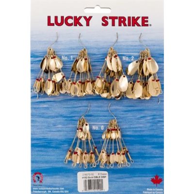 #152 GOLD DBLE SPINNER DISP