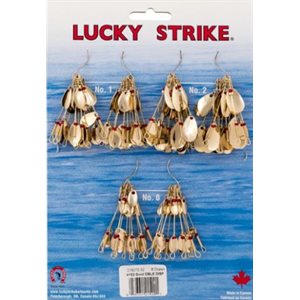 #152 GOLD DBLE SPINNER DISP