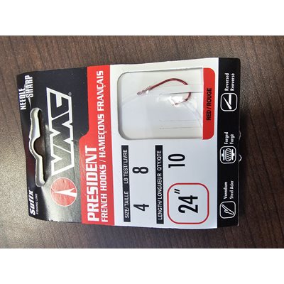 "President French Red 8lb 24""#4"