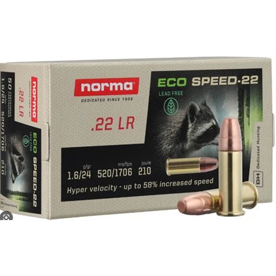 ECOSPEED .22LR Extreme Velocity LEAD-FREE 1706 FPS