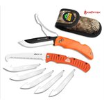 "3.5"" RAZOR-PRO G / SAW COMBO | ORANGE | 6 STAINLESS DROP PO