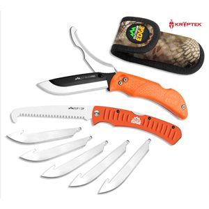 "3.5"" RAZOR-PRO G / SAW COMBO | ORANGE | 6 STAINLESS DROP PO
