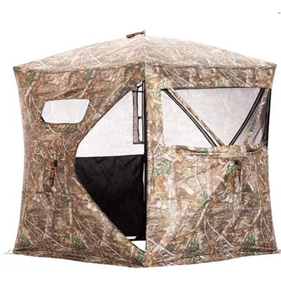 R180 RTE See Through Blind W / Double Mesh-Realtree Edge 150D
