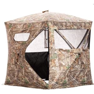 R180 RTE See Through Blind W / Double Mesh-Realtree Edge 150D