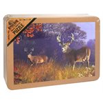 Puzzle in Tin - Deer Scene
