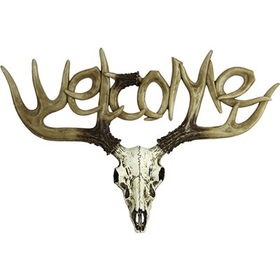 Welcome Plaque - Euro Deer