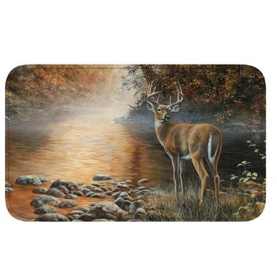 Bath Mat Memory Foam - Deer Scene