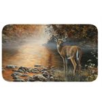 Bath Mat Memory Foam - Deer Scene