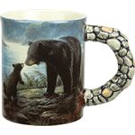 Ceramic Mug 3D 15oz - Bears Scene