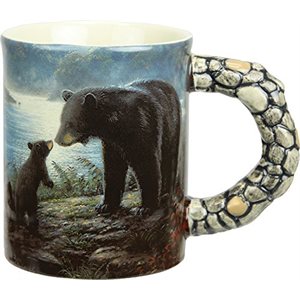 Ceramic Mug 3D 15oz - Bears Scene