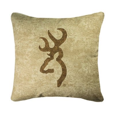 BUCKMARK PILLOW TAN