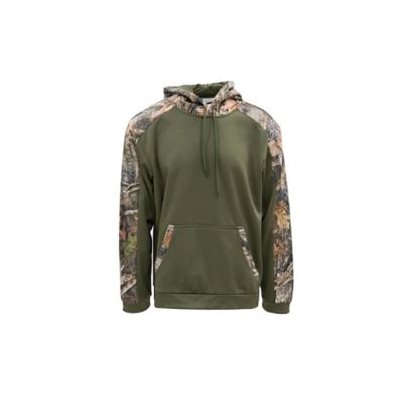 Performance Hoodie, Blank Front - Olive / Kanati M