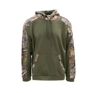 Performance Hoodie, Blank Front - Olive / Kanati L