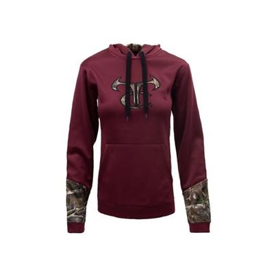 Ladies Hoodie - Burgundy / Kanati L