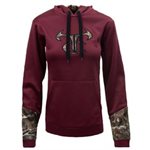 Ladies Hoodie - Burgundy / Kanati L