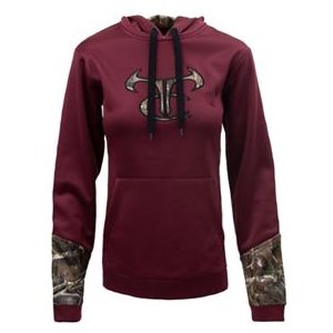 Ladies Hoodie - Burgundy / Kanati S