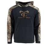 Performance TT Logo Hoodie w / camo accents - Black / Strata,2XL